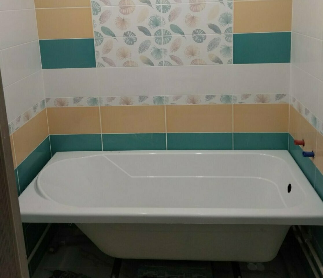 Укладка плитки в ванной